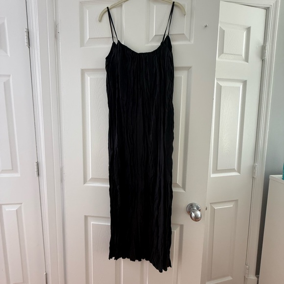 J Crew Crinkled side-slit midi dress - Picture 2 of 9